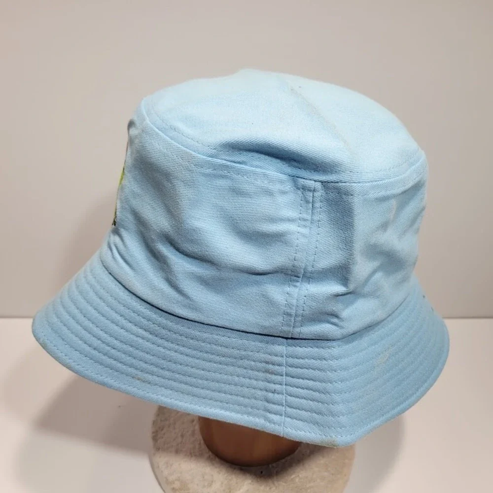 Embroidered Frog with Mushroom Bucket Hat for Women Men